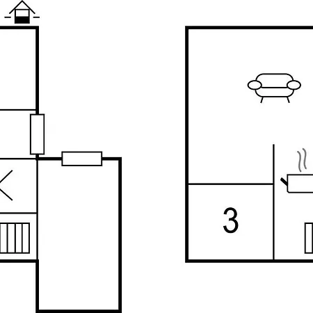 Hébergement de vacances 3 Bedroom Beautiful In